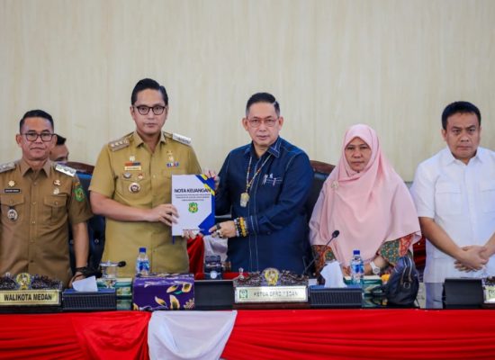 APBD Perubahan 2026 Diajukan, Pendapatan Medan Naik Jadi Rp7,13 Triliun dan Belanja Rp7,73 Triliun