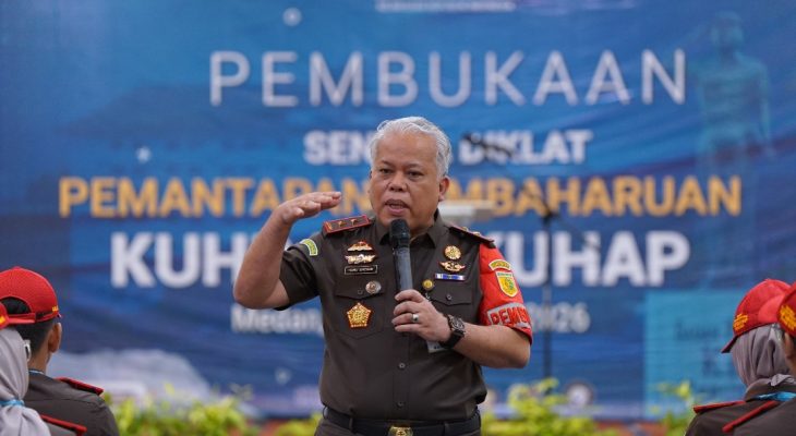Kabandiklat Kejaksaan RI Buka Diklat Pemantapan KUHP dan KUHAP Baru di Medan