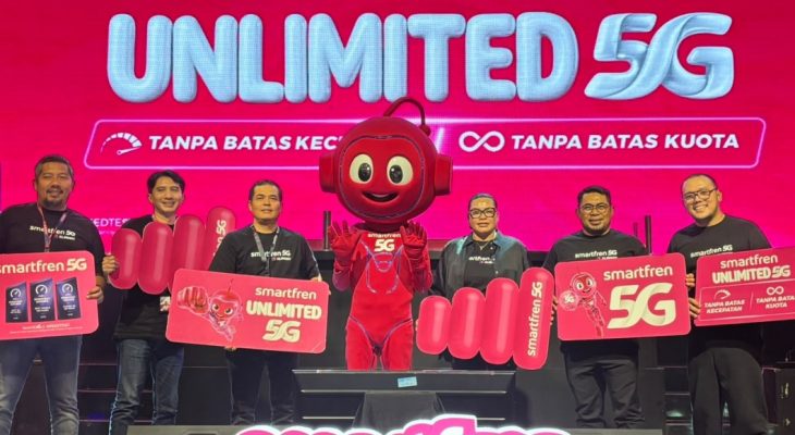 XLSMART Resmi Hadirkan Jaringan 5G di Palembang, SMARTFREN Luncurkan Unlimited 5G