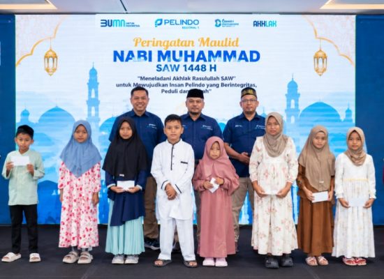 Pelindo Regional 1 Gelar Maulid Nabi Muhammad SAW 1448 H, Perkuat Keteladanan dan Kepedulian Sosial