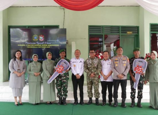 Wali Kota Tanjungbalai Resmikan Rumah Dinas Makoramil 17/DB, Dorong Sinergi TNI dan Pemko