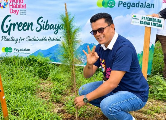 Pegadaian Gelar Green Sibayak, Ajak 100 Pelajar Peduli Kelestarian Lingkungan