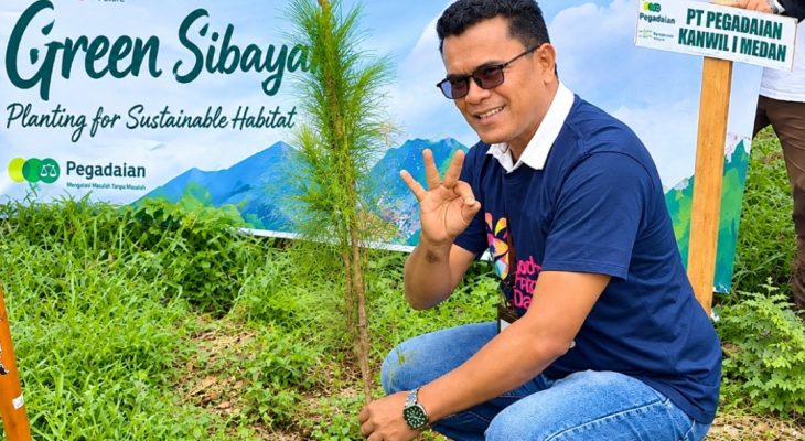 Pegadaian Gelar Green Sibayak, Ajak 100 Pelajar Peduli Kelestarian Lingkungan