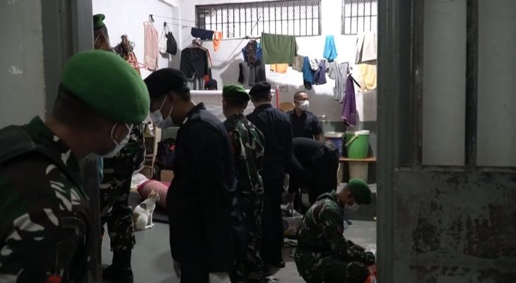 Ratusan Personel Gabungan Sisir Rutan Kelas I Medan, 800 Warga Binaan Dites Urine dan Negatif Narkoba
