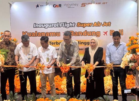 Kualanamu–Bandung Semakin Terhubung, Super Air Jet Buka Akses Lanjutan ke Bali