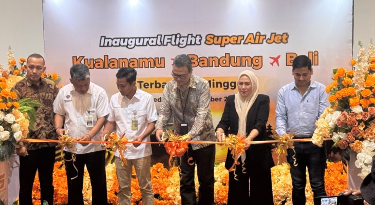 Kualanamu–Bandung Semakin Terhubung, Super Air Jet Buka Akses Lanjutan ke Bali
