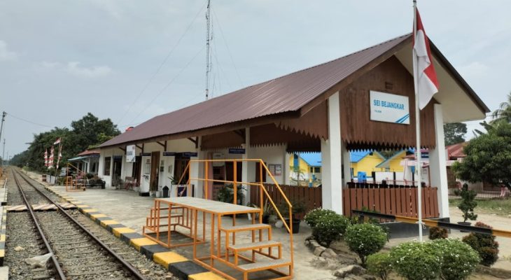 Berusia Lebih Seabad, Stasiun Sei Bejangkar Layani 42.289 Pelanggan hingga Agustus 2026