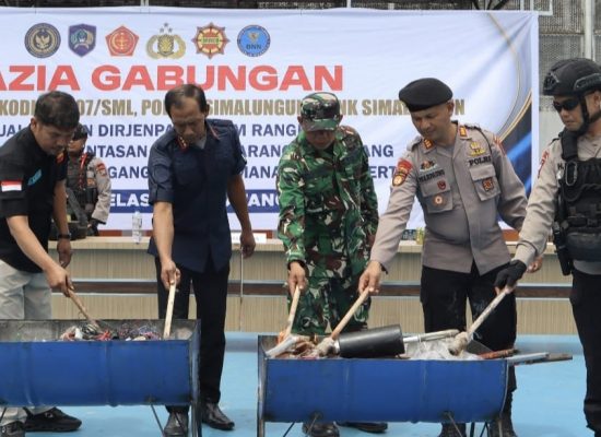 Gandeng Brimob, TNI, Polri dan BNN, Lapas Narkotika Pematangsiantar Gelar Razia dan Tes Urine