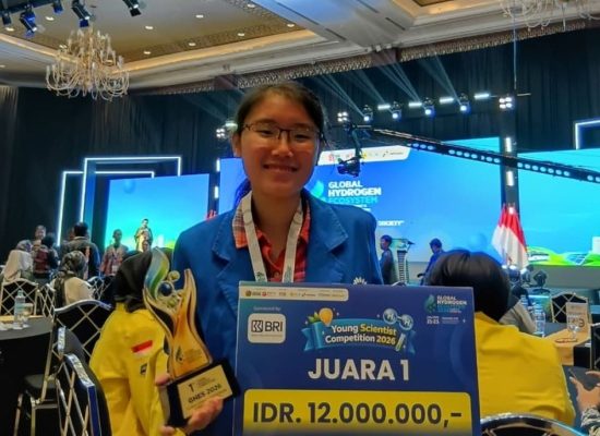 Lewat Riset Hidrogen, Mahasiswa UPER Sabet Juara 1 Young Scientist Competition 2026