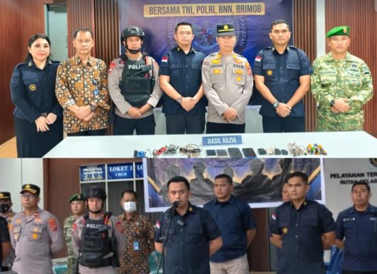 Perkuat Deteksi Dini Gangguan Kamtib, Rutan Labuhan Deli Gelar Razia Gabungan dan Tes Urine