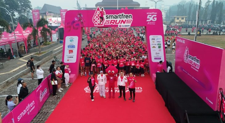 Ribuan Peserta Ramaikan SMARTFREN FUN RUN 5G Palembang, Dorong Gaya Hidup Aktif dan Konektivitas Digital