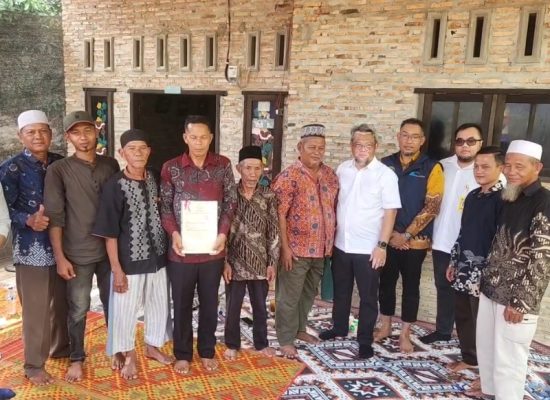 Tiga Tahun Berjuang, Tanah Wakaf Masjid Al-Huda Akhirnya Bersertifikat