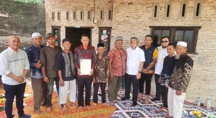 Tiga Tahun Berjuang, Tanah Wakaf Masjid Al-Huda Akhirnya Bersertifikat