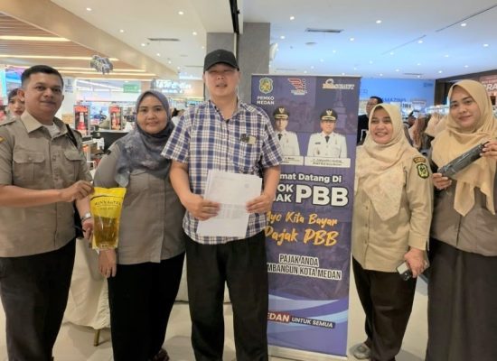 Pojok Pajak Bapenda Medan Himpun PBB Rp2,53 Miliar dari 1.493 Wajib Pajak