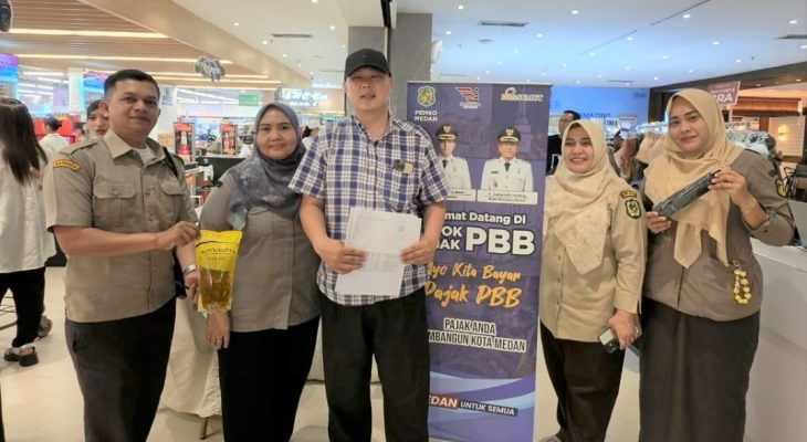 Pojok Pajak Bapenda Medan Himpun PBB Rp2,53 Miliar dari 1.493 Wajib Pajak