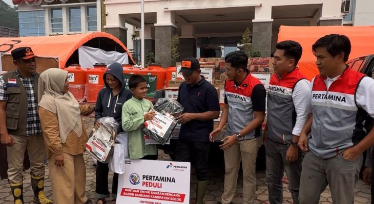 Pertamina Kembali Salurkan Bantuan untuk Pemulihan Pascabanjir Bandang Galodo di Solok