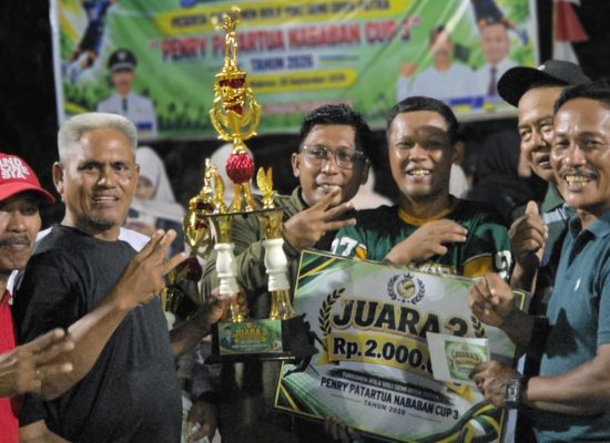 Comeback Dramatis, Cinta Makmur VC Juara Turnamen Semi Open Putra Piala Penry Patartua Nababan