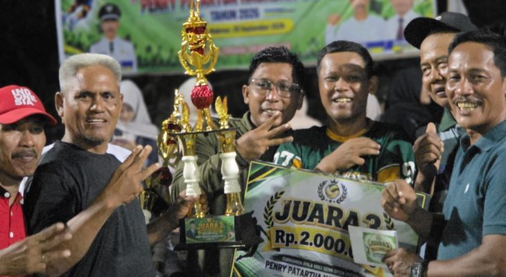 Comeback Dramatis, Cinta Makmur VC Juara Turnamen Semi Open Putra Piala Penry Patartua Nababan