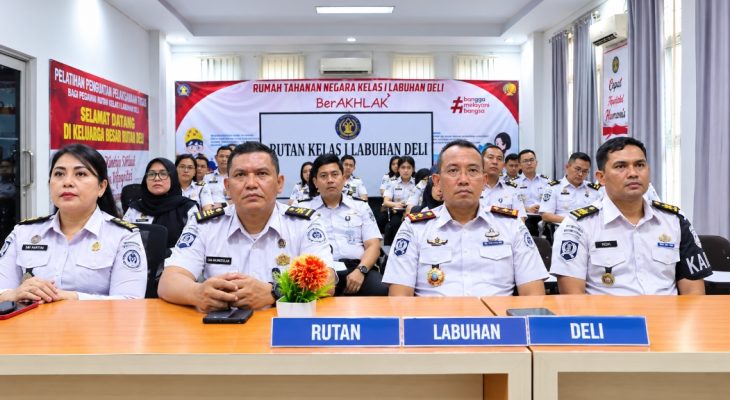 Rutan Labuhan Deli Mantapkan Program Rehabilitasi dan Reedukasi WBP melalui Rakor Virtual dan Anev Pemasyarakatan