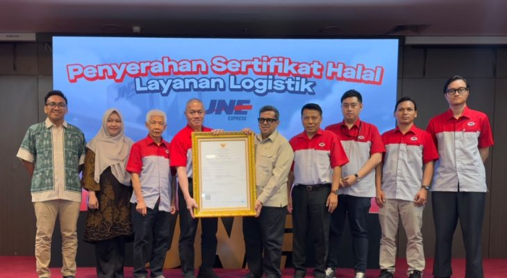 JNE Raih Sertifikasi Halal Logistik dari BPJPH, Perkuat Kepercayaan Pelanggan