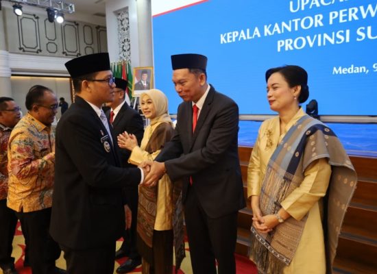 Wakil Wali Kota Tanjungbalai Hadiri Pengukuhan Ameriza Ma’ruf Moesa sebagai Kepala BI Sumut