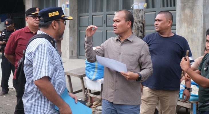 Tinjau Perbaikan Jalan Asahan dan Veteran, Wali Kota Tanjungbalai Minta Pedagang Tak Gunakan Bahu Jalan