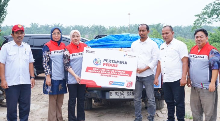 Pertamina Patra Niaga Sumbagut Salurkan Bantuan untuk Korban Banjir Aceh Tamiang