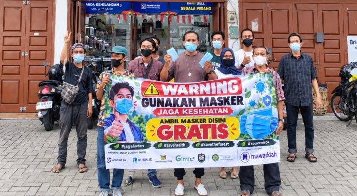 Cegah Dampak Asap Kebakaran, Mawaddah Group Bagikan Ribuan Masker Gratis di Medan