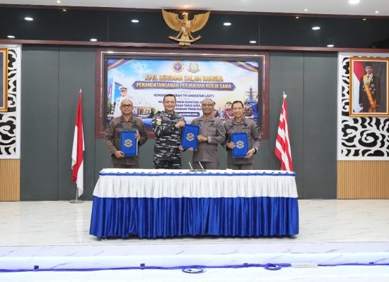 Kejati Sumut, Aceh, dan Riau Jalin Kerja Sama dengan TNI AL, Perkuat Penegakan Hukum di Laut