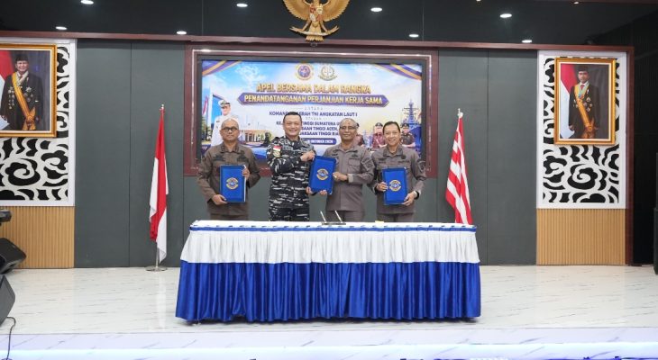 Kejati Sumut, Aceh, dan Riau Jalin Kerja Sama dengan TNI AL, Perkuat Penegakan Hukum di Laut