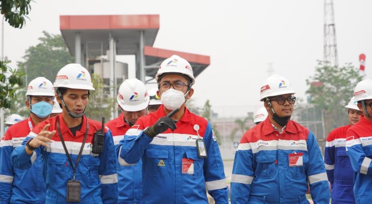 Tinjau Fuel Terminal Sei Siak, Pertamina Patra Niaga Perkuat Keandalan Distribusi BBM di Riau