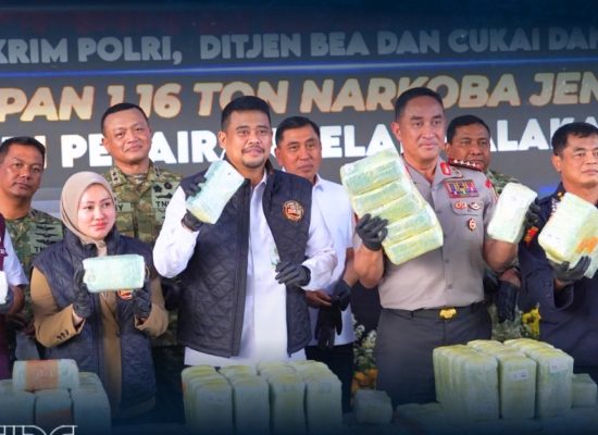 Pelindo Regional 1 Dukung Pemberantasan Narkoba, Terminal Bandar Deli Jadi Lokasi Konferensi Pers Kapolri