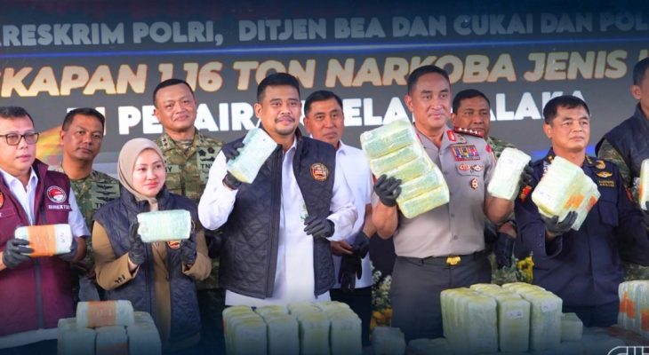 Pelindo Regional 1 Dukung Pemberantasan Narkoba, Terminal Bandar Deli Jadi Lokasi Konferensi Pers Kapolri