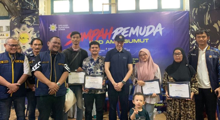Peringati Sumpah Pemuda ke-98, AMPI Sumut Gelar Aksi Sosial dan Layanan Kesehatan Gratis