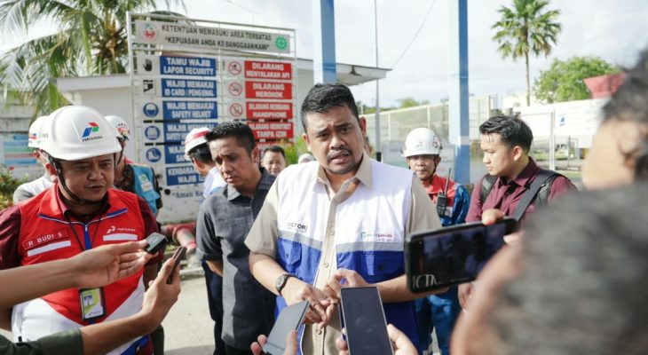 Jelang Nataru, Bobby Nasution Tinjau Fuel Terminal Gunungsitoli, Pastikan Distribusi BBM ke Kepulauan Nias