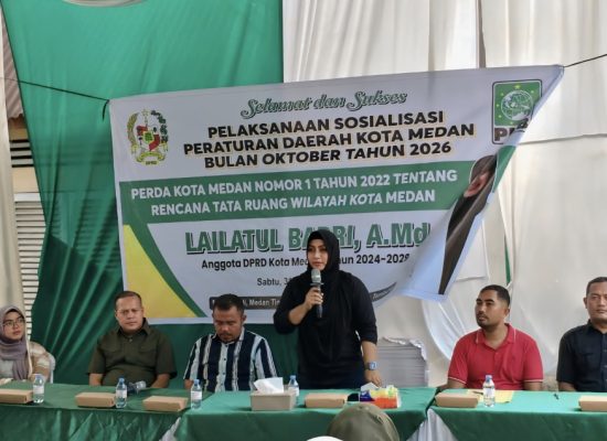 Banjir hingga Jalan Rusak Jadi Keluhan Warga, Lailatul Badri Siap Perjuangkan Aspirasi ke Pemko Medan