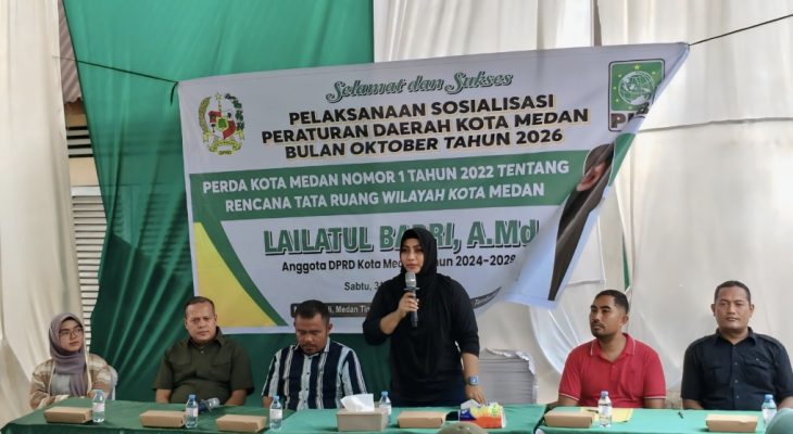 Banjir hingga Jalan Rusak Jadi Keluhan Warga, Lailatul Badri Siap Perjuangkan Aspirasi ke Pemko Medan