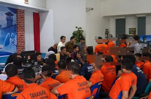 Rutan Labuhan Deli dan Disdukcapil Medan Padankan NIK, 344 Warga Binaan Jalani Perekaman E-KTP
